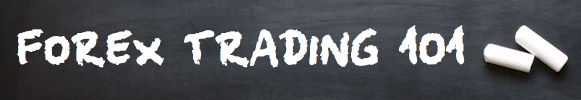 Chalkboard that reads Forex Trading 101
