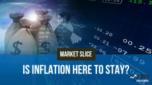 images of stock market and money to indicate inflation