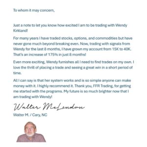 Wendy Kirkland Testimonial