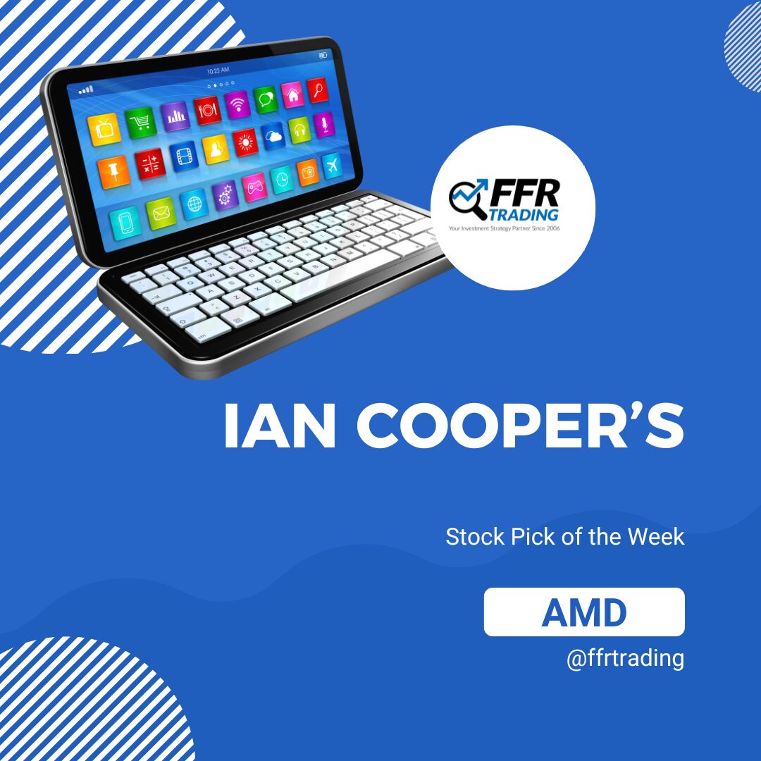 AMD chart showing pivot higher toward $175 target