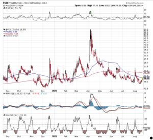 UVXY vs VIX spike during market pullback