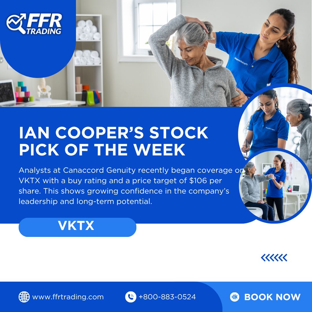 Viking Therapeutics VKTX stock chart showing bullish breakout setup