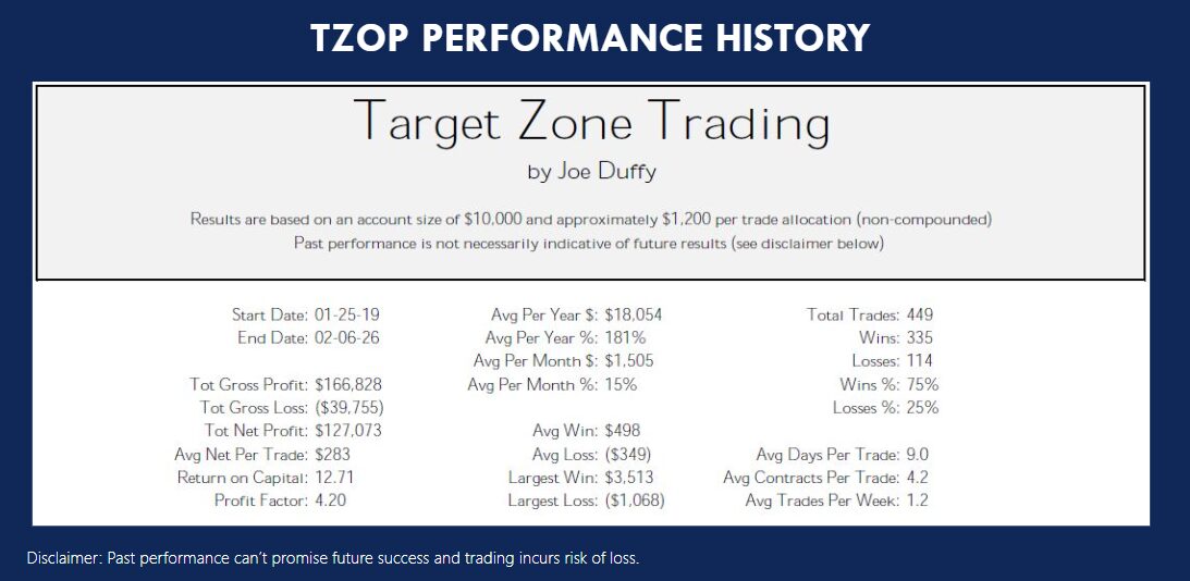 Target Zone Options Performance