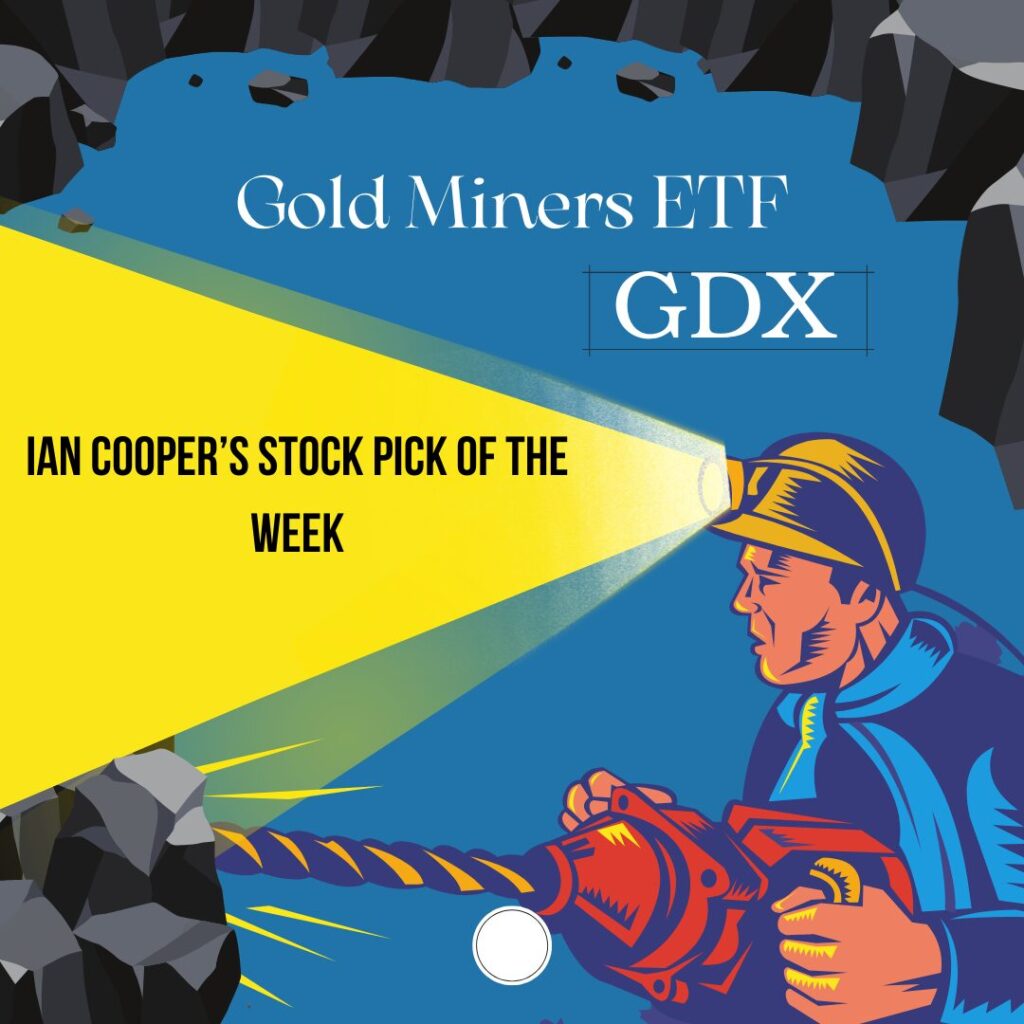 Gold Miners ETF GDX chart showing consolidation and potential breakout