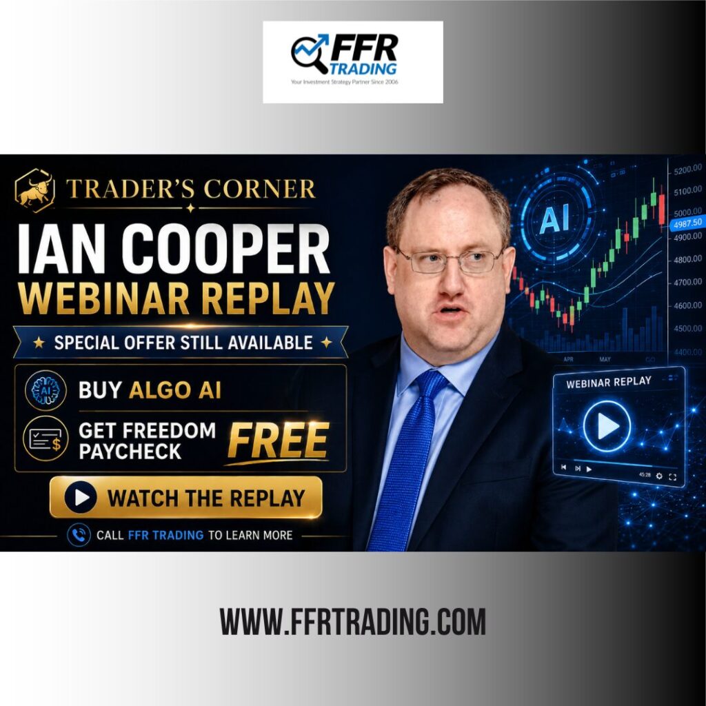 Ian Cooper webinar replay featuring Algo AI and Freedom Paycheck options programs