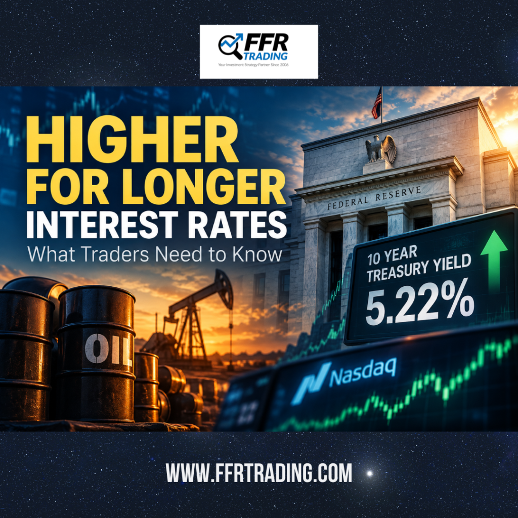 Higher for longer interest rates and their potential impact on stocks, Treasury yields and AI companies.