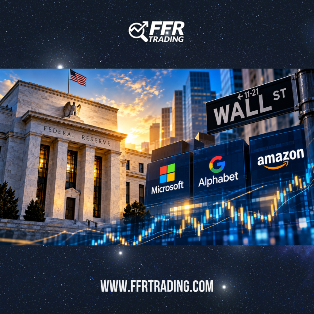 Fed decision and tech earnings create a major test for Wall Street as Microsoft, Alphabet and Amazon prepare to report.